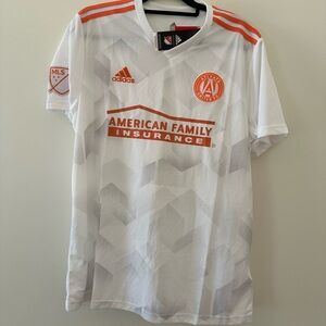 NEW Atlanta United Jersey White and Orange Adidas
